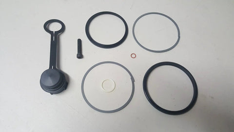 RCS502K Cylinder Valve Repair Kit Seal For Hydraulic Cylinders with seals, valves, and repair parts displayed on white background