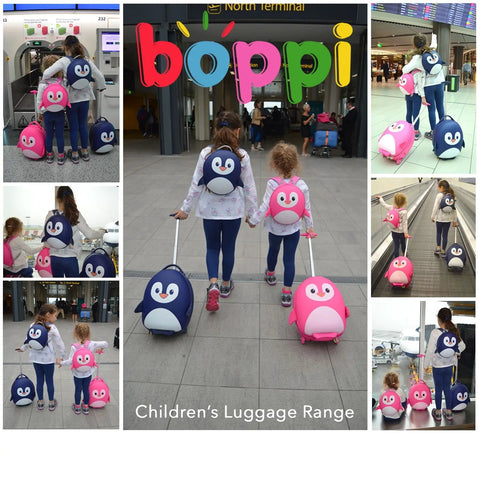 Children with Tiny Trekker Kids Carry On Luggage With Underseat Compliance Airline Approved, Lightweight 3.3 Lbs, 17 Litre