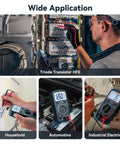Pro Grade Digital Multimeter For Home And Workshop used in household, automotive, and industrial applications.