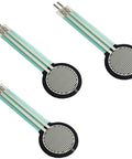 Force Sensor Pad, Pressure Sensitive Resistor For Arduino ESP32 Raspberry Pi, 3 Pack, Breadboard Friendly, Self Adhesive Tape Mounting, Precise Pressure Sensing For Prototyping And Projects, round FSR402 sensor pads