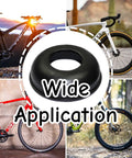 8 Piece Black Bike Rear Hub Cup Set For Road And Mountain Bikes Replacement Part With Reinforced Metal Construction