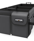 Heavy Duty Car Trunk Organizer With 3 Compartments And 6 Mesh Pockets Foldable Cargo Organizer for SUVs and Sedans, black