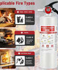 Boss Level Protection With This Compact 2.5Lb Abc Dry Powder Fire Extinguisher Featuring 1A 10B C Rating And Ul Ansi 299 Certification for fire types.