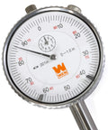 1 Inch Precision Dial Indicator With .001 Inch Resolution, Stainless Steel Rack, 2 Inch Display Face Close-Up