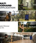 Archers using Reusable Self Healing Rubber Archery Target Face Roll Up Practice Target Sheet in various outdoor settings