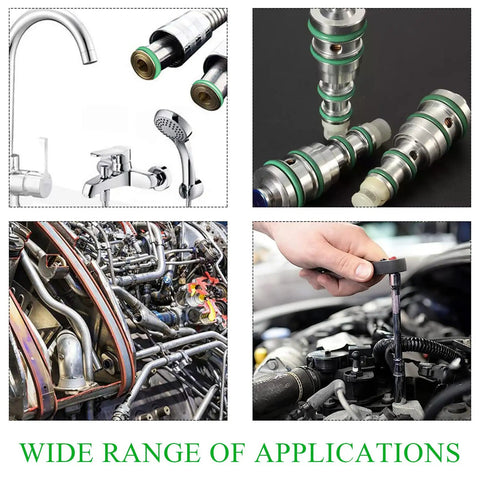 Usage of 270 Piece Car AC O Ring Kit With 18 Sizes Copper Seals For Auto Air Conditioning Repair in various applications
