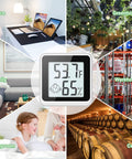 4 Pack Digital Humidity Meter Hygrometer With Thermometer For Home Use And Baby Nursery Accurate Room Temperature Monitor Emoji Display Humidity Sensor To Help You Dial In Humidifiers And Dehumidifiers in office, nursery, and cellar