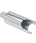 Seweder universal temperature/pressure valve remover for water heaters, chrome-plated metal.