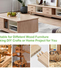 Five Sixteenths Inch By One Inch Wooden Dowel Pins, Natural Beech Wood Fluted Rods for crafts in furniture projects view
