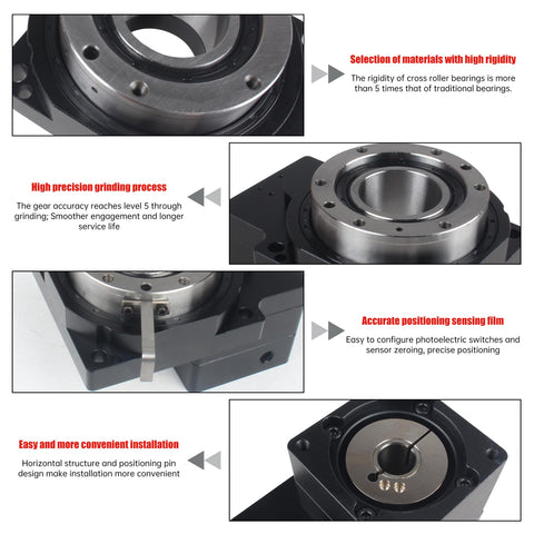 Detailed view of Hollow Rotary Actuator With High Accuracy Positioning For 60mm 400W AC Servo Motors 10 To 1 Reducer