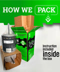 Remanufactured Blower Motor Ecm X13 3/4 Hp in packaging box with warranty and instructions included for furnaces and heat pumps.