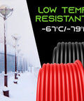 Beefy 12 Gauge Silicone Wire Set Red And Black 50 Ft Each Heavy Duty Tinned OFC Copper, low temp resistant to -67°C/-19°F