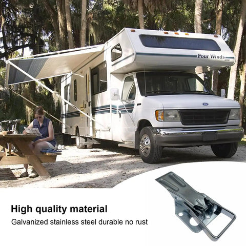 Rugged Stainless Steel Toggle Latch For Doors And Boxes Easy Release Pull Clamp Heavy Duty Hasp For Trunks And Campers with RV