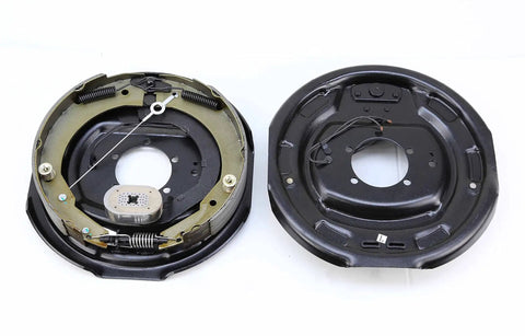 Trailer Hub Drum Kit 8 On 6.5 Inch Bolt Circle With 12x2 Self Adjusting Electric Brakes For 7000 Lb Axle, Bearings And Seals Included