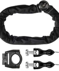 City Bike Frame Lock With QR Coded Key For Quick Secure Access Lock Up On The Go Ultra Lightweight And Stowable Design 40x14mm Cross Section Hidden Key Entry Built For Daily City Rides And Easy Commutes components including chain and clamp