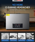 30L Ultrasonic Cleaner With Degas Mode And 600W Heater 40 KHz Power featured on workbench with control panel visible