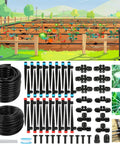 Ultimate 250 Ft Drip Irrigation Kit With 50 Ft Half Inch Main Tube And 200 Ft Quarter Inch Tubing Quick Connect System shown