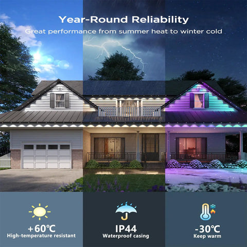 4 Pack IP65 Outdoor Motion Sensor Controller 12V DC With Adjustable Sensitivity And Delay Timer For Security And Area Lighting Systems, Anti Pet Immunity Up To 25 Kg 140 Degree Horizontal By 90 Degree Vertical Coverage Cold Weather Ready on house exterior