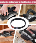 Replacement 4x24 Sander Belt For Model 362 Type 5 7 shown with power sander and tooth pattern details, pro grade fit