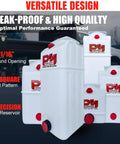 5 Quart Poly Hydraulic Replacement Reservoir For Power Units And Heavy Equipment, Built Tough Poly Tank Display