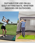 Durable Golf Rubber Tees Set Five Pack With Mixed Or Same Sizes From 1.5 To 3.13 Inches White Indoor Outdoor Practice Tee Kit Pro Grade