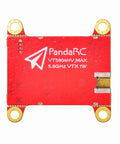 Top view of Long Range 5.8 GHz FPV VTX With OSD Switchable 0mW To 1000mW, red circuit board for racing drones.