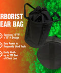 Large Arborist Rope Bag Bucket Style Storage For Tree Climbing Gear Heavy Duty Nylon Gear Bag With Handles Rope Organizer