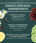 Organic Babassu and Jojoba Beard Oil with Pomegranate for Healthy Growth Non Greasy Lightweight Formula
