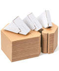 Kickass Adjustable Cardboard Corner Protectors Heavy Duty Shipping Supplies stacked bundle with white edge guards for boxes.