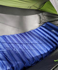 3 In 1 Camping Hammock Tent With Mosquito Net And Rain Fly, Portable Waterproof Sleeping Hammock for Hiking, blue mat inside