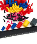 235 Piece Silicone Rubber Plug Set For Powder Coating And Ceramic Coating And Painting With Tapered Stoppers, multicolored