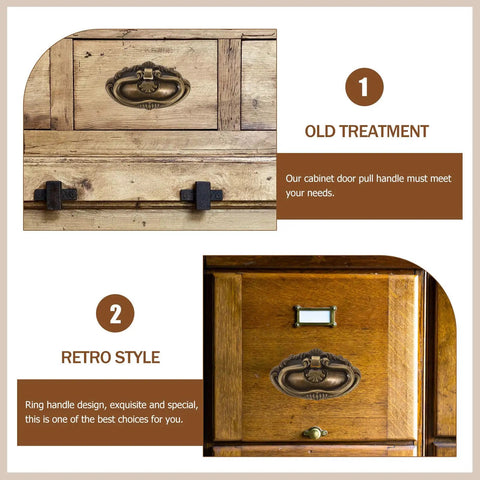 Stylish Metal Case Handles And Wooden Drawers Pulls For Cabinet Knobs Replacement Kit, Durable Hardware For Dresser And Cupboard With Easy Install And Exquisite Look That Slays, retro metal drawer handle on wood cabinet