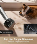 Zero Drama Cordless Wet And Dry Vacuum Cleaner Killing Sticky Messes With 20000Pa Suction, Tangle Free Rollers in action.