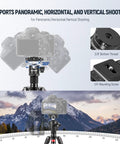 Compact Portable Travel Mini Tabletop Tripod With 360 Degree Ball Head Aluminum Desk Tripod For DSLR Cameras; panoramic shooting with mountain backdrop