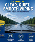 High Performance Windshield Wiper Blades For Hyundai Palisade 2020 2021 2022 2023, product display with rain on windshield.