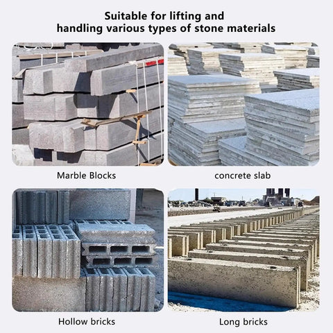 Built Tough Heavy Duty Stone Lifting Clamps For Dead Secure Grip And Pro Level Marble And Granite Slab Carrier lifting marble blocks and concrete slabs