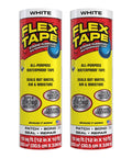 Heavy Duty Rubberized Waterproof Tape For Patching Leaks And Sealing Underwater, Indoor Outdoor Use For Home RV Roof Plumbing And Pool Repairs, White 12 In X 10 Ft Pack Of 2