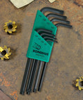 Long Length Star Tipped L Wrenches 8 Piece Set Torx T9 To T40 Built Tough For Tight Spaces And Precision Fastening At Home Or Shop