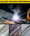 E7018 Low Hydrogen Carbon Steel Welding Rods One Eighth Inch Diameter Five Pound Pack Pro Grade All Position Arc Electrodes in use