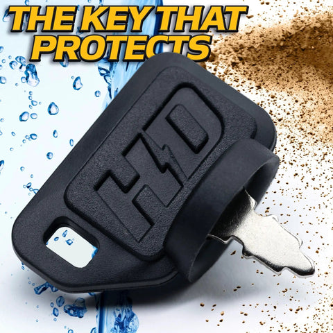 Dual Protection Key Switch Upgrade For Lawn Tractors And Mowers Replaces AYP Husqvarna Craftsman PZ6126 with weather seal