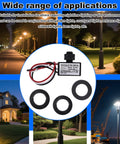 Two Pack 120V To 277V AC Photocell Light Sensor Switches With Four Nuts And Two Washers for dusk to dawn outdoor street lighting