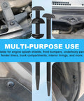 Heavy Duty Car Fastener Kit No Hassle With 50Pcs Nylon Universal Cable Tie Buckles And Self Locking Zip Ties for car repairs