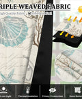 Nautical Theme Window Curtains Two Panels 42x63 Inches Each Blackout Insulating Drapes with seashell and starfish design.