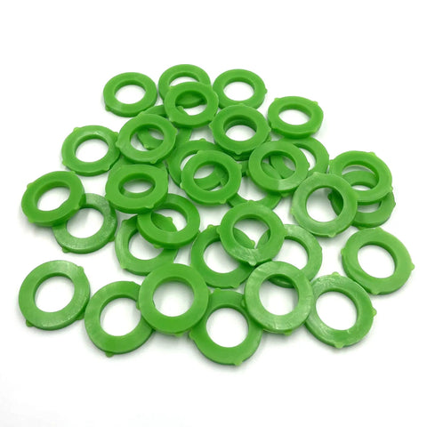 Green Silicone Washer Gasket Pack Of 20 For 3/4 Inch Garden Hose Fittings And Nozzles, Leak Proof Seals For Faucets