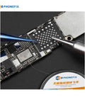 Ultra Fine 0.02mm 120m Pure Copper Jump Wire For Phone PCB BGA Soldering And Fingerprint Repair in use on circuit board