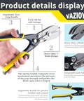 Product details and features of 5 Blade Sheet Metal Crimping Tool For 22 Gauge Galvanized Steel And 28 Gauge Stainless Steel Pro Grade Build
