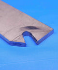 Self-Grip SGIH 32-5 Double Ended Cutoff Blade for Parting and Grooving, 5 7/8 Inch Overall Length, Built for Pros and Die Work, Smooth Clean Cuts, Heavy Duty Precision Tool, BR5710BH3, close-up cutting edge