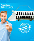 Ice Maker Replacement Kit For Frigidaire Refrigerators Fits CFD26SDS0 CFD27SDPS0 CFD28SDS9 with smiling man