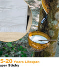 Heavy Duty Waterproof Patch And Seal Tape 4x13 Feet for RV Roofs Tents Tarps and Canopies with tree sap collection scene