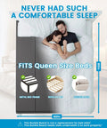 Heavy Duty Queen Bunkie Board 60x80 Low Profile Mattress Foundation Cuts Out Sagging Solid Sleep Base For Platform Beds With Non Slip Bottom, fits queen size beds.